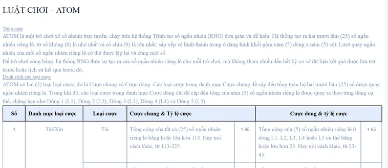 Quay Số Atom Tại Bin88 Hình Thức Giải Trí Siêu Tốc Đẳng Cấp Nhất