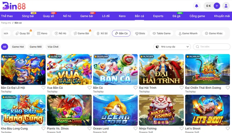 Chinh Phục Đại Dương Bao La Cùng Game Bắn Cá Bin88 Đỉnh Cao