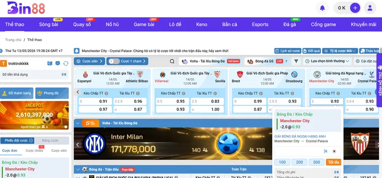 Thể Thao K-Sports Tại Bin88 Trải Nghiệm Đỉnh Cao Nhận Thưởng Tiền Tỷ Mỗi Ngày
