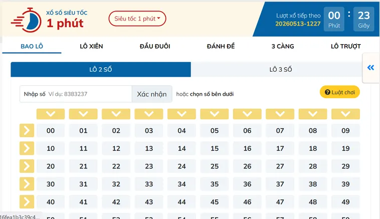 Lô Đề Siêu Tốc Tại Bin88 Cơ Hội Làm Giàu Siêu Tốc Với Kết Quả Tức Thì