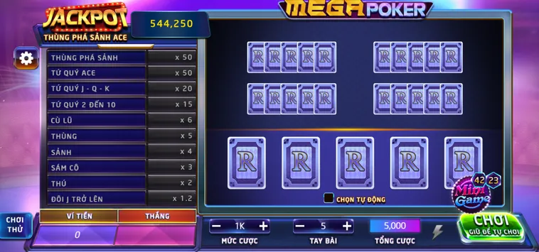Mega Poker Tại Bin88 Trải Nghiệm Game Bài Đẳng Cấp Với Chiến Thuật Vượt Trội