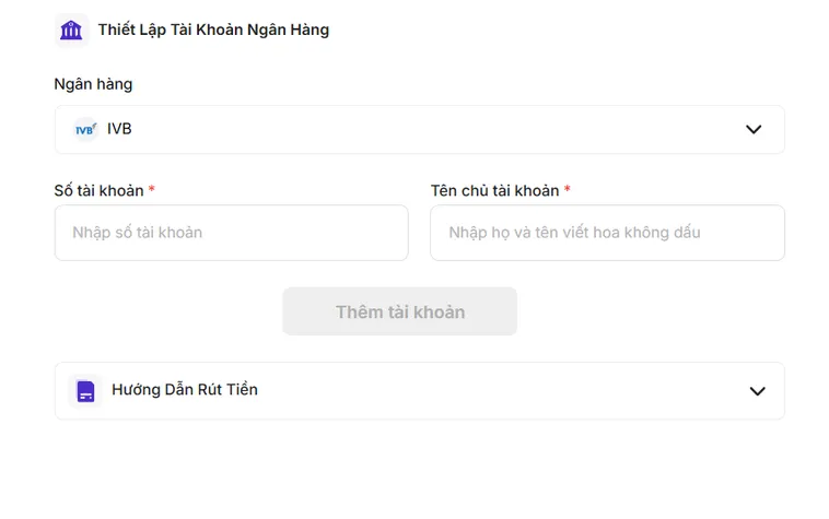 Rút Tiền Bin88 hỗ trợ đa ngân hàng - an toàn  - bảo mật.