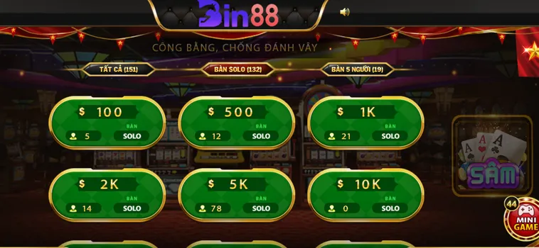 Sâm Lốc Tại Bin88 Trải Nghiệm Đỉnh Cao Với Phần Thưởng Lớn Hàng Ngày Cho Bạn