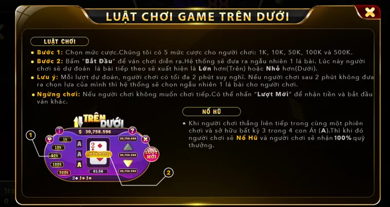 Game Nhanh Trên Dưới Tại Bin88 Trải Nghiệm Đỉnh Cao Nhận Thưởng Tiền Tỷ Mỗi Ngày